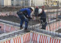 bouwplaats: fundatie